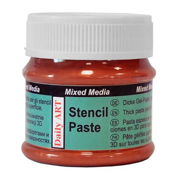 177315 DAILY ART STENCIL PASTE 50ML - PEARL RED 17703152 - Image 1