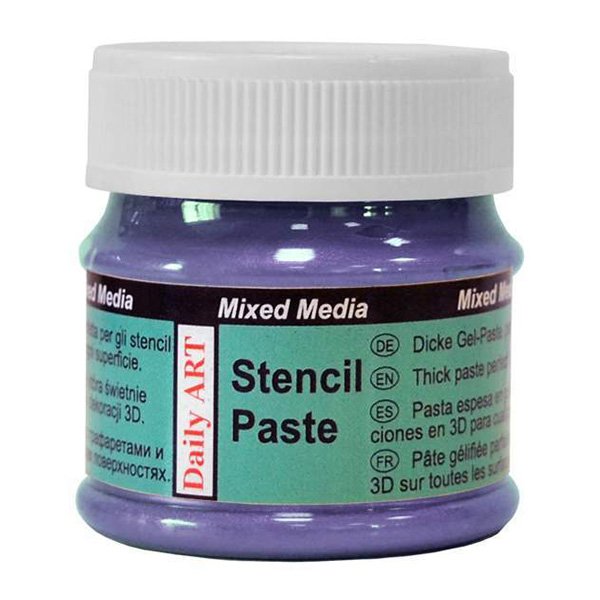 177336 DAILY ART STENCIL PASTE 50 ML - PEARL VIOLET 17703361 - Image 1