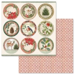 STAMPERIA WINTER BOTANIC PAPER BLOCK 30.5/30.5 CM - SBBL44 - Image 2