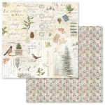 STAMPERIA WINTER BOTANIC PAPER BLOCK 30.5/30.5 CM - SBBL44 - Image 3