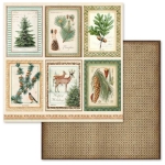 STAMPERIA WINTER BOTANIC PAPER BLOCK 30.5/30.5 CM - SBBL44 - Image 4