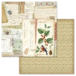 STAMPERIA WINTER BOTANIC PAPER BLOCK 30.5/30.5 CM - SBBL44 - Image 7