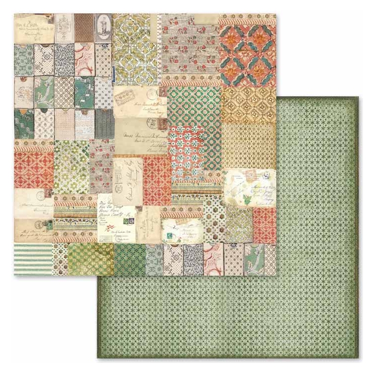 STAMPERIA WINTER BOTANIC PAPER BLOCK 30.5/30.5 CM - SBBL44 - Image 9