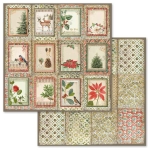 STAMPERIA WINTER BOTANIC PAPER BLOCK 30.5/30.5 CM - SBBL44 - Image 11