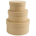 DOCRAFTS DECORATION BOXES ROUND ASSORTED - PMA 1742202
