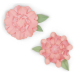 SIZZIX BIGZ CUT DIES - FLOWERS WITH LEAVES