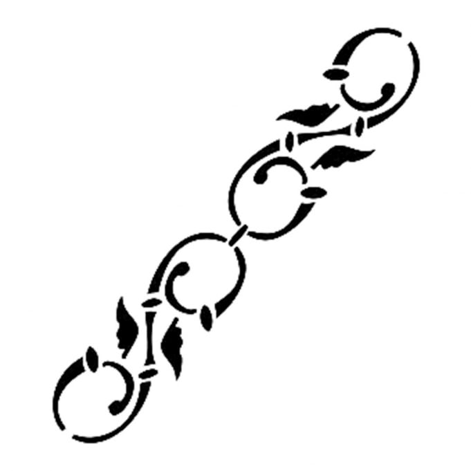 stencil k130 CADENCE UNIVERSAL TEMPLATE 6/20CM. - K-130 - Image 1