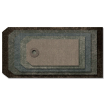 SIZZIX THINLITS CUT DIES - STACKED TAGS