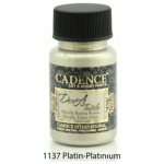 CADENCE TEXTILE DYE METALLIC DORA 50 ML. - PLATINIUM 1137