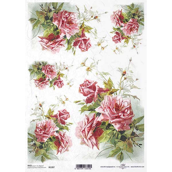 1207 ITD COLLECTION DECOUPAGE RICE PAPER A4 - R1207 - Image 1