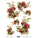 ITD COLLECTION DECOUPAGE RICE PAPER A4 - R1208