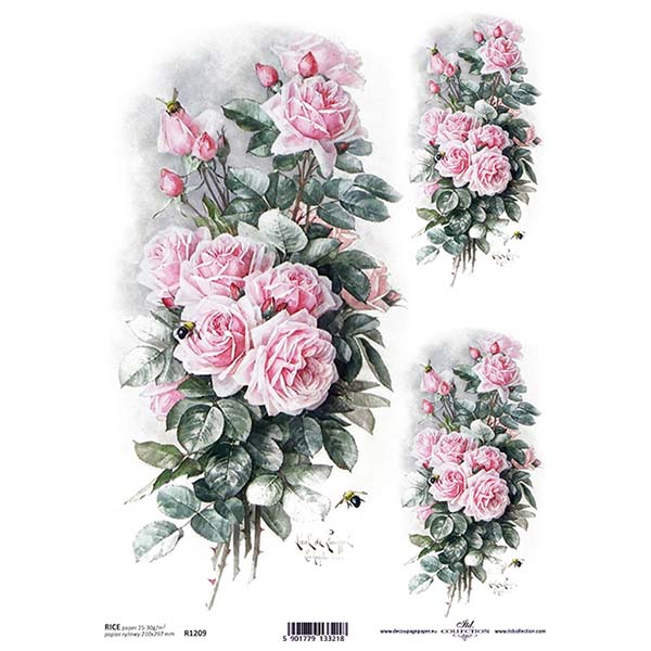 1209 ITD COLLECTION DECOUPAGE RICE PAPER A4 - R1209 - Image 1