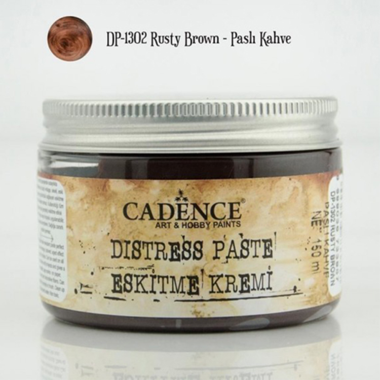 CADENCE PASTE DISTRESS 150 ML - RUSTY BROWN DP-1302 - Image 1