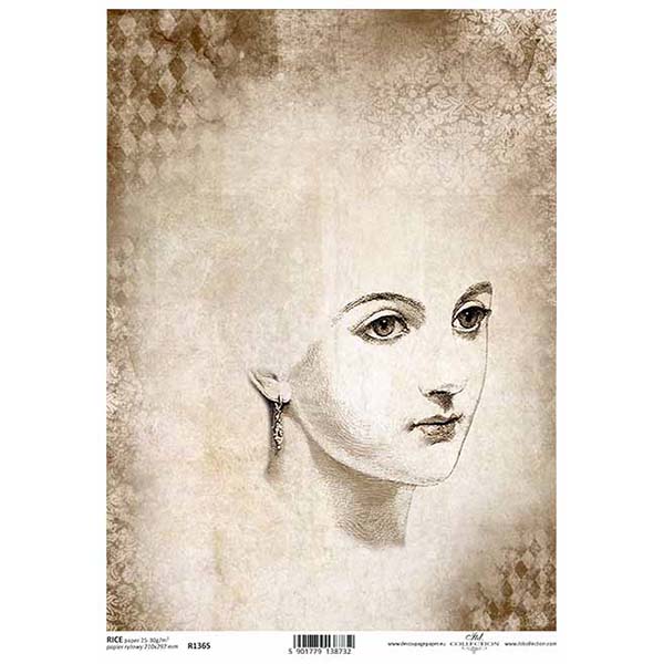 1365 ITD COLLECTION DECOUPAGE RICE PAPER A4 - R1365 - Image 1