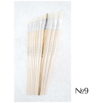 STANDART BRUSH BRUSH FLAT WITH LONG HANDLE No9