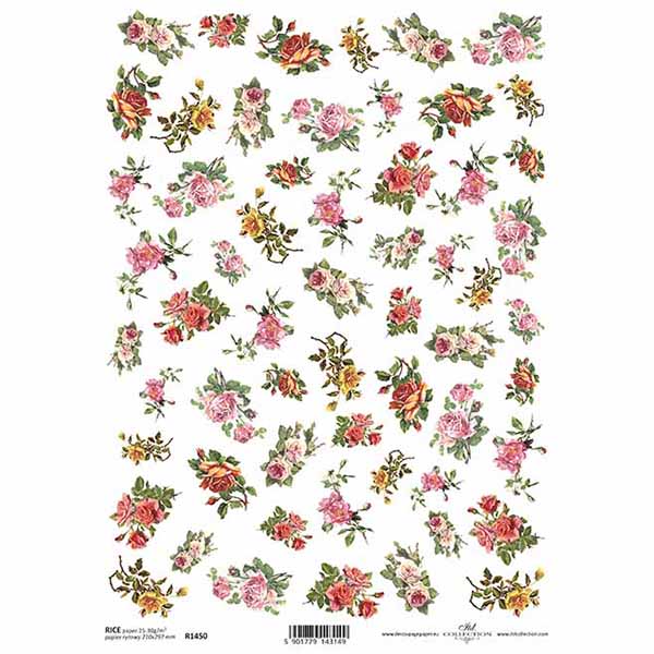 1450 ITD COLLECTION DECOUPAGE RICE PAPER A4 - R1450 - Image 1