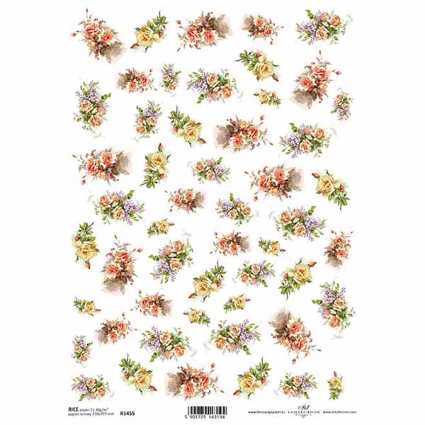 1455 ITD COLLECTION DECOUPAGE RICE PAPER A4 - R1455 - Image 1