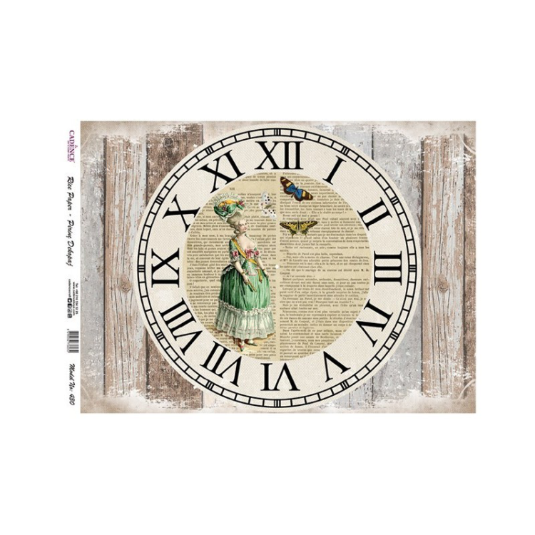 147430 CADENCE DECOUPAGE RICE PAPER A4 - 430 - Image 1