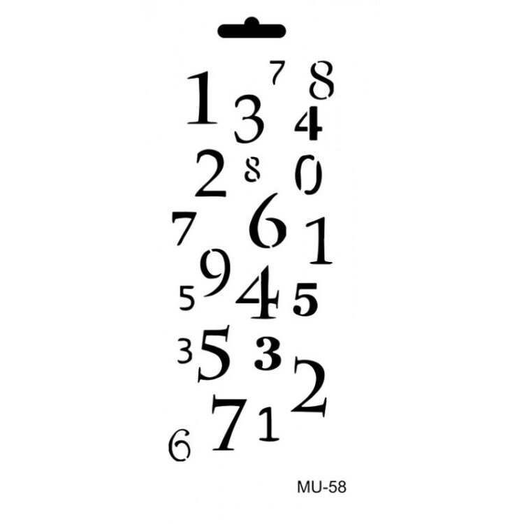 165058 CADENCE UNIVERSAL TEMPLATE 10/25CM. - MU-58 - Image 1