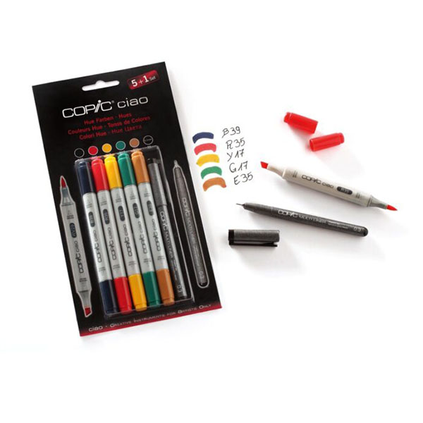 220551 COPIC CIAO SET - 5+1 HUES - Image 1