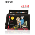 COPIC CIAO SET - 20 COLORS TO WALLET LIEBE