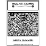 PIXIE ART RUBBER STAMP - INDIAN SUMMER