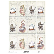 ITD COLLECTION DECOUPAGE RICE PAPER A4 - R0533