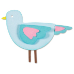 SIZZIX THINLITS CUT PUNCHES - SWEETIE BIRD