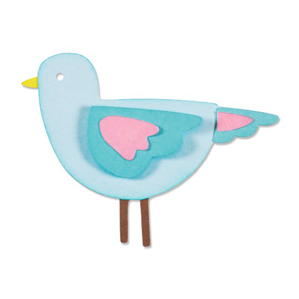 660811 SIZZIX THINLITS CUT PUNCHES - SWEETIE BIRD - Image 1