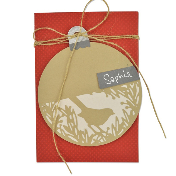 661298 SIZZIX THINLITS CUT DIES - FESTIVE BIRD - Image 1