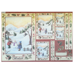 MAIMERI DECOUPAGE PAPER 70/50 CM - WINTER