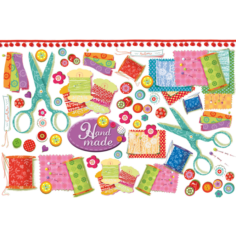 710187-106990 STAMPERIA DECOUPAGE RICE PAPER 48/33 - DFS187 - Image 1