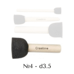 CREATIV ROUND BRUSH PAD # 4 - D: 3.5 CM