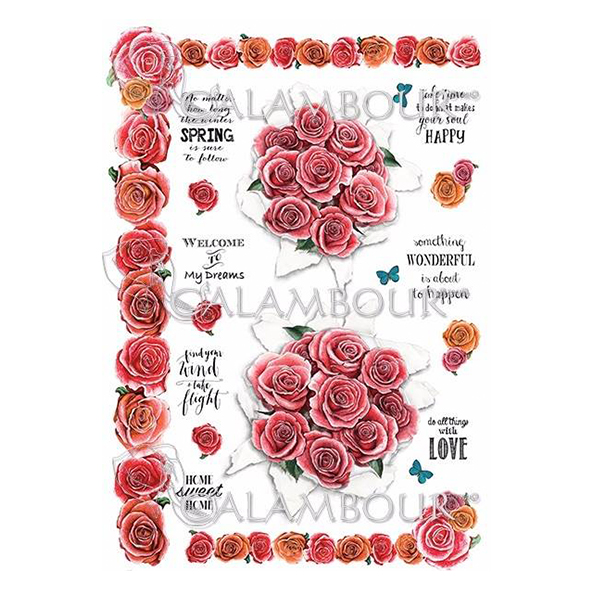 712296 CALAMBOUR DECOUPAGE PAPER 48/33 CM - DGR 296 - Image 1