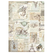 STAMPERIA DECOUPAGE RICE PAPER A3 - DFSA3002