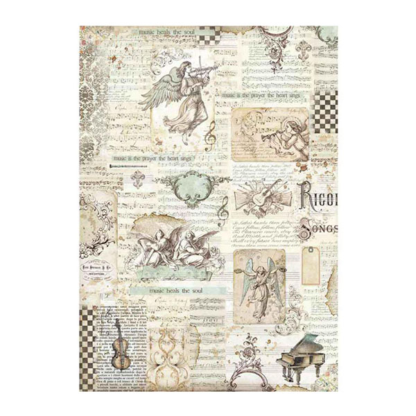 713021 STAMPERIA DECOUPAGE RICE PAPER A3 - DFSA3002 - Image 1