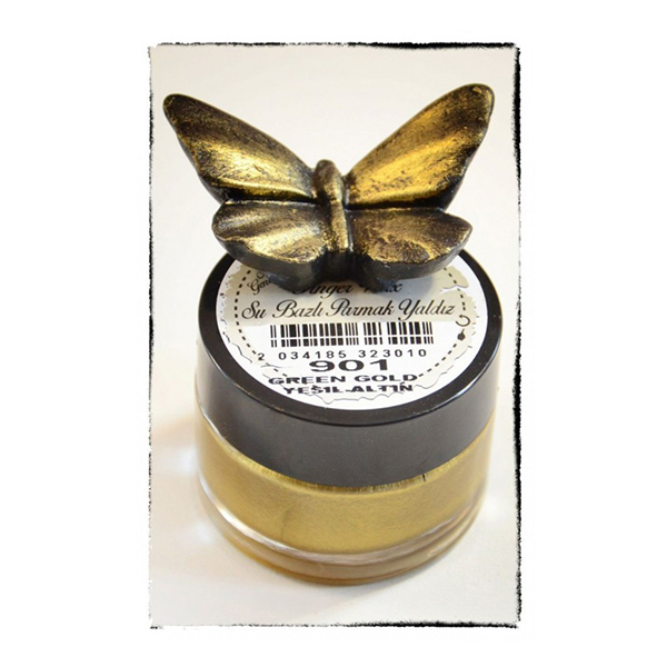 901003 CADENCE ANTIQUE PASTE 20 ML. - GREEN GOLD 901 - Image 1