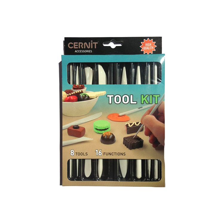 CERNIT ACCESSORIES - MODELING TOOLS SET OF 8 PCS. - Image 1