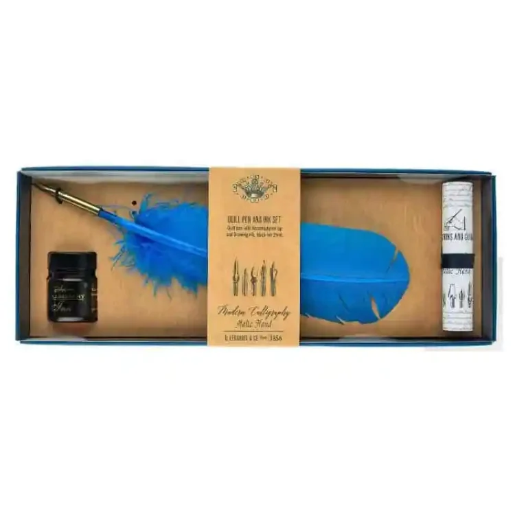 MSH445QPI-800x800-1 MANUSCRIPT LUXURY GOOSE PEN AND INK SET MSH445QPI - Image 1