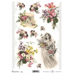 ITD COLLECTION DECOUPAGE RICE PAPER A4 - R0317