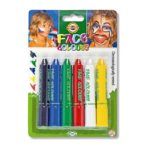 foto sait_0003_461601 KOH-I-NOOR FACE PAINT 6 PIECES - Image 1