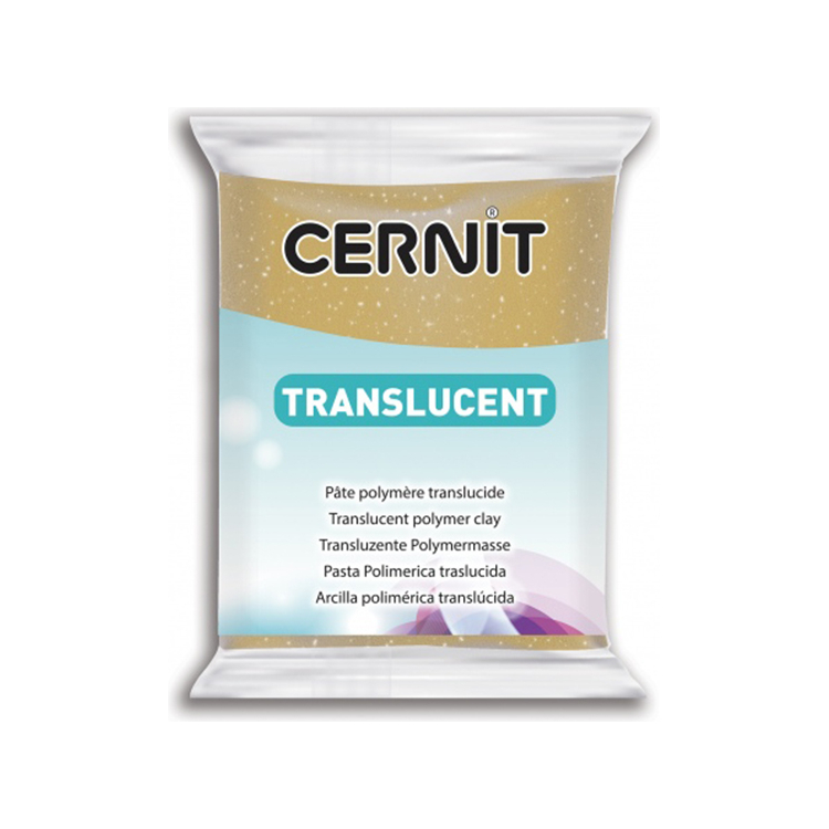 050 CERNIT TRANS GOLD WITH GLITTER 56 G - Image 1