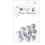 DP CRAFT BELLS 14 MM. 10PCS MCDZ-003 - WHITE
