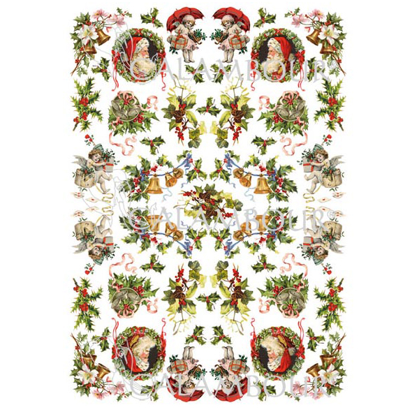 _0037_PAU 43 CALAMBOUR DECOUPAGE PAPER 42.5/30.4 CM - PAU 43 - Image 1