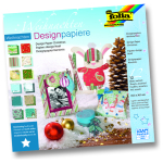 FOLIA CHRISTMAS DESIGN PAPER 30.5/30.5 CM 12 L ASSORTED