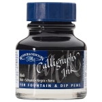 W&N CALLIGRAPHY INK 30 ML - BLACK 1111030