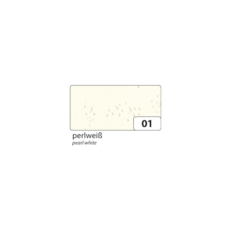 FOLIA EMBOSSING CARDBOARD 50/70 220 G WHITE HEARTS - Image 1