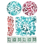 STAMPERIA MEDIA STENCIL - TEMPLATE 20 X 25 CM - KSTD027
