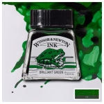 W&N CALLIGRAPHY INK 14 ML - BRILLIANT GREEN 1005046