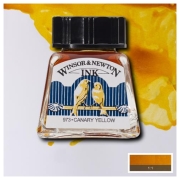 W&N CALLIGRAPHY INK 14 ML - YELLOW 1005123